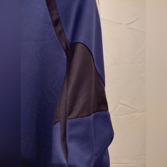 Adidas Clima Cool Dark Blue and White Men's XL Pullover Long Sleeve Sweater - Picture 9 of 13